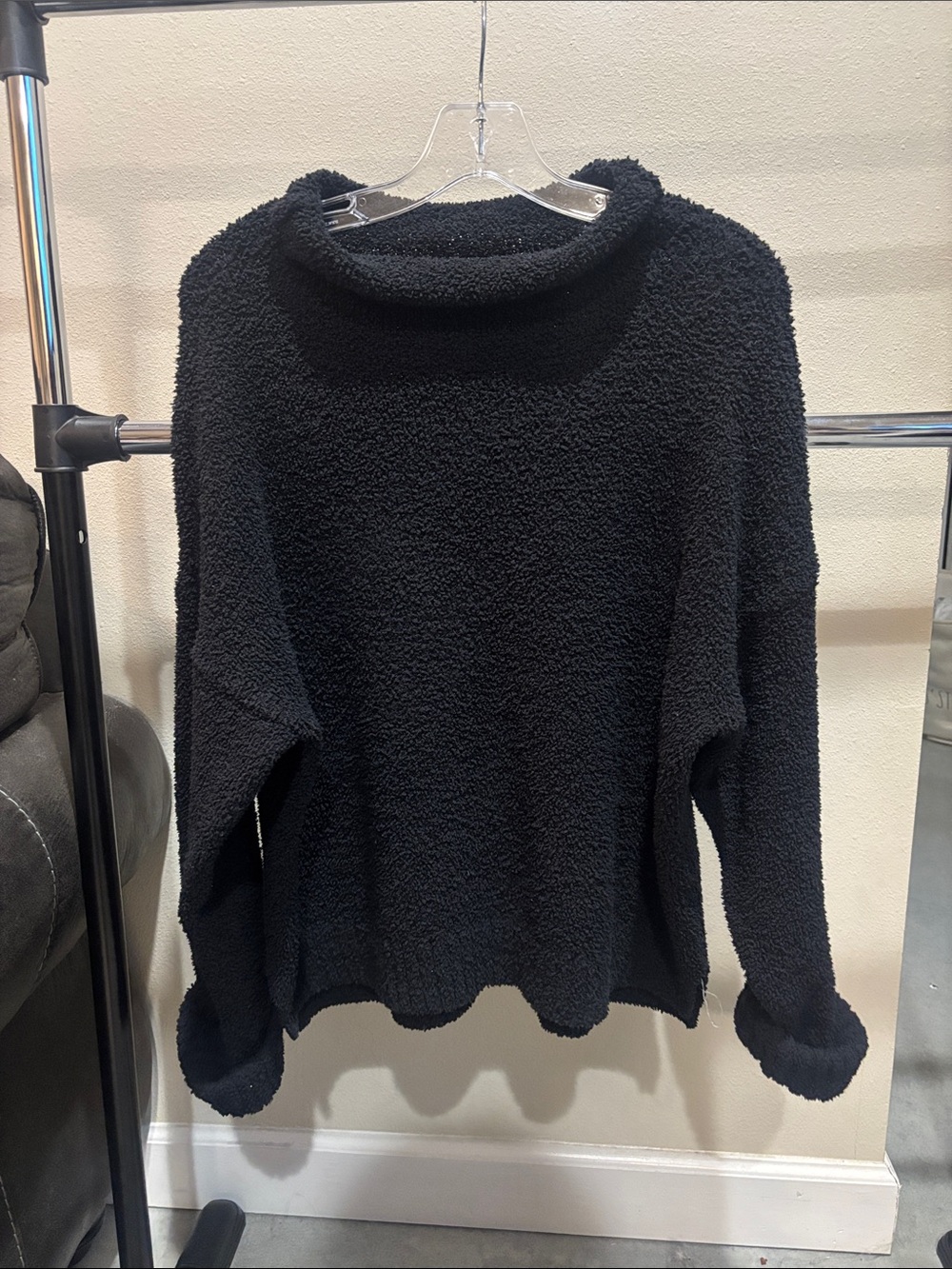 UGG Black Sherpa Turtleneck Sweater Women’s